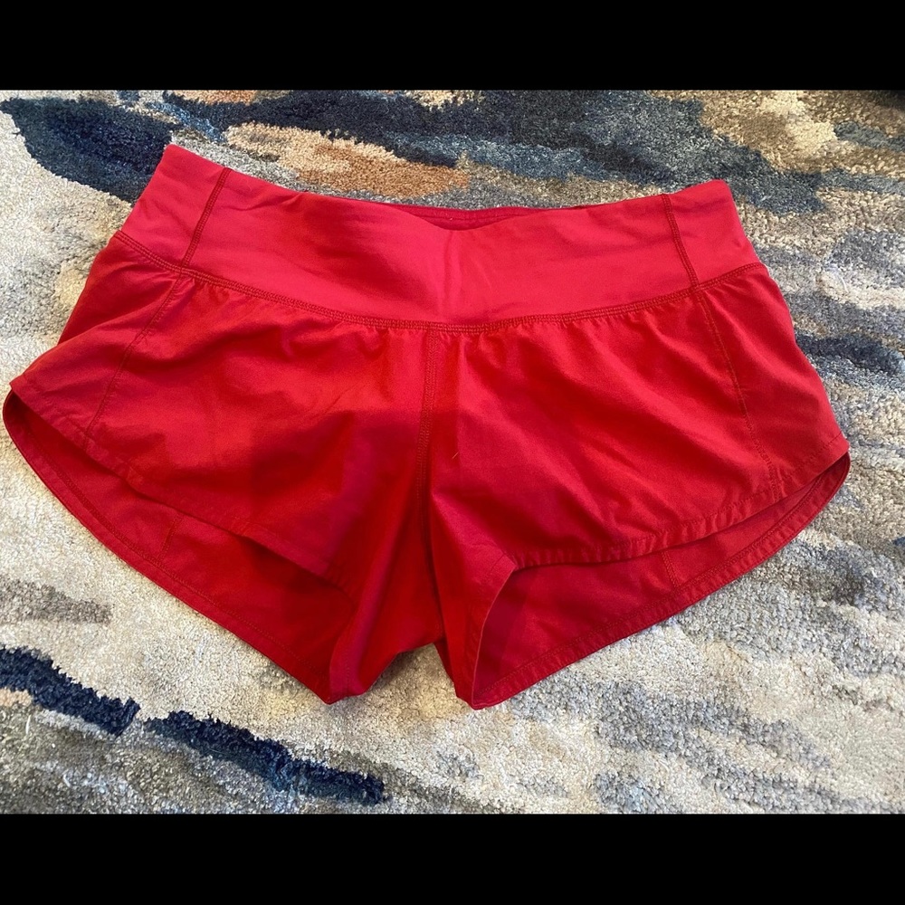 lululemon speed up low-rise lined short (2.5”)